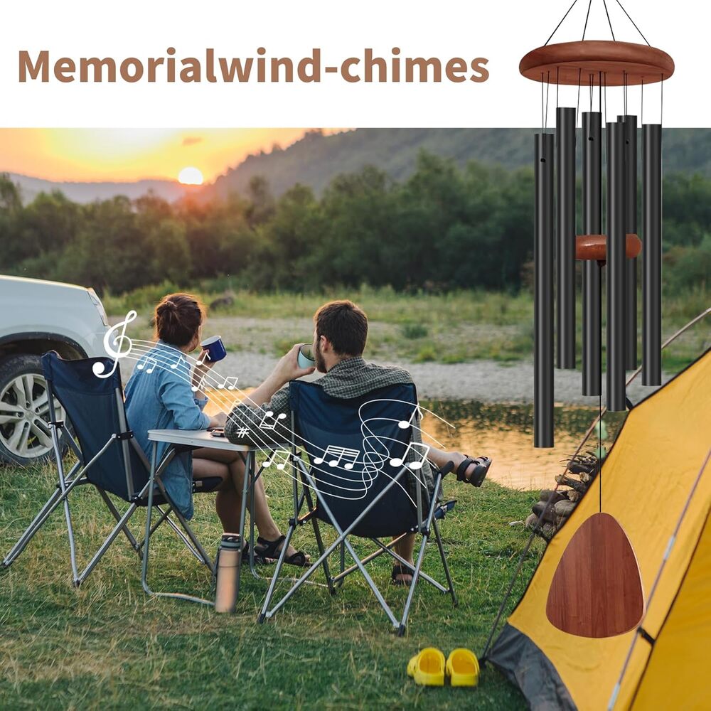 NEW 27" Wind Chimes  with 6 Aluminum Tubes - Picture 6 of 6